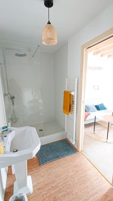 Longere Tinyhouse Avec Son Jardin-Foret Saint-Just  Eksteriør billede